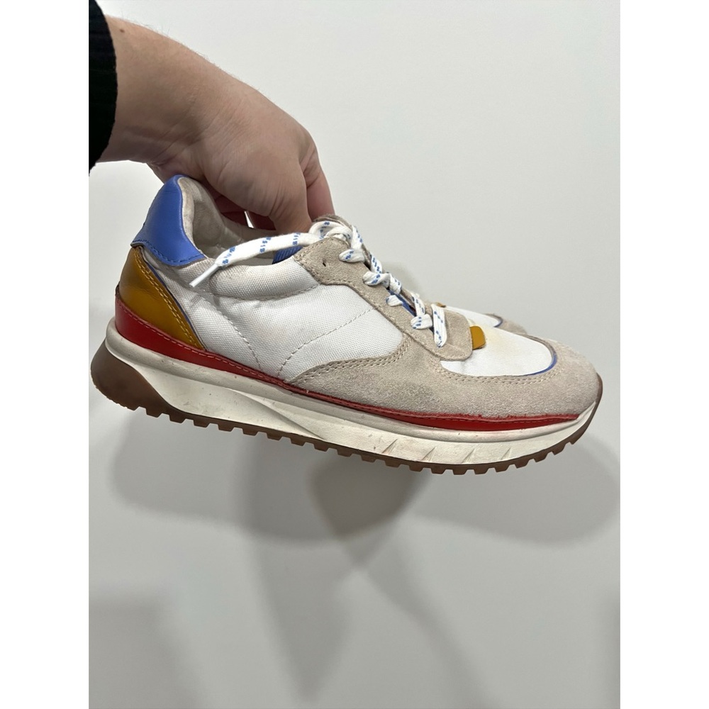 Madewell Kickoff Trainer Sneakers in Colorblock Leather & Suede